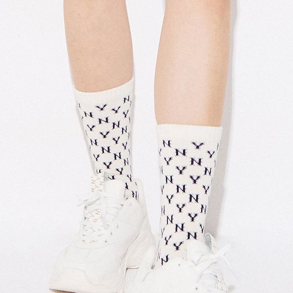 Tất MLB Monogram Classic Socks New York Yankees 3ASOLM12N-50CRS
