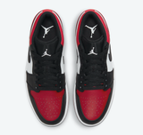 Giày Nike Air Jordan 1 Low Bred Toe 553558-612