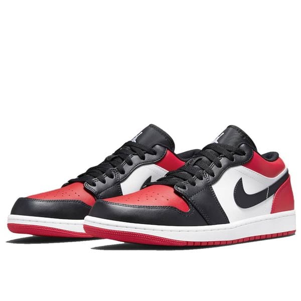 Giày Nike Air Jordan 1 Low Bred Toe 553558-612