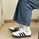 Giày Adidas Neo Vl Court White Black Gum ID6015