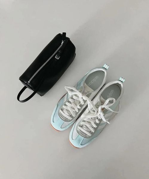 Giày Adidas VS JOG 2.0 'White Blue' JI2434