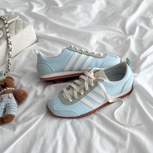 Giày Adidas VS JOG 2.0 'White Blue' JI2434