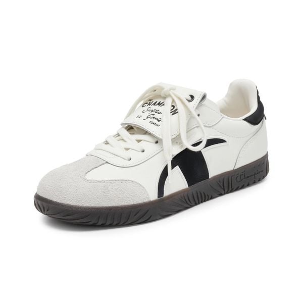 Giày Champion Essentials T-Trainer Cream Black U4CFCTW14U3