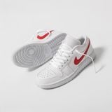 Giày Nike Jordan 1 Low White University Red AO9944-161