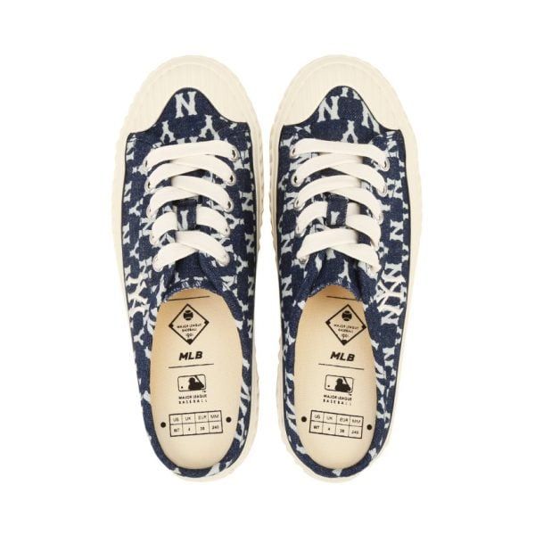 Giày MLB PlayBall Mule Mono Navy Denim NY 32SHSD111-50N