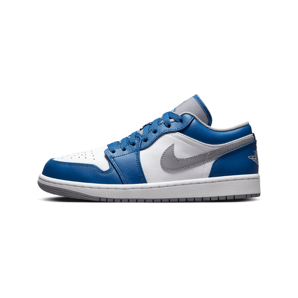 Giày Nike Air Jordan 1 Low True Blue Cement 553558-412