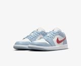 Giày Nike Air Jordan 1 Low Blue Whisper DC0774-164
