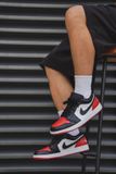 Giày Nike Air Jordan 1 Low Bred Toe 553558-161