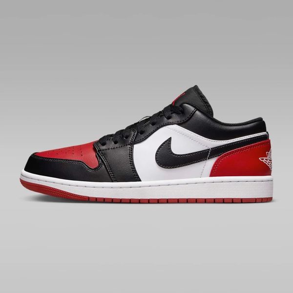 Giày Nike Air Jordan 1 Low Bred Toe 553558-161