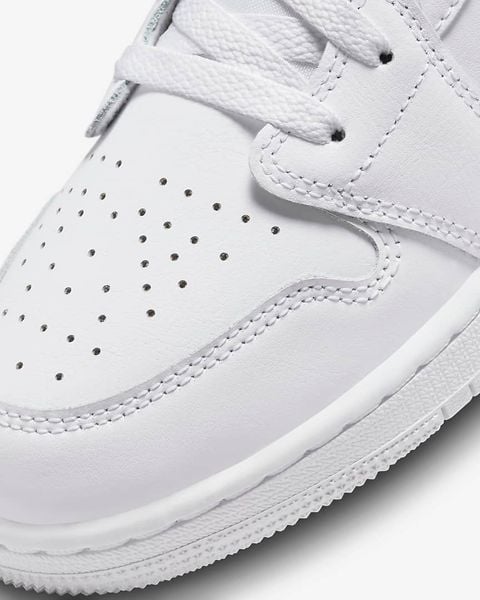 Giày Nike Air Jordan 1 Low GS 'Triple White' 2023 553560-136