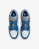 Giày Nike Air Jordan 1 Low GS True Blue Cement 553560-412