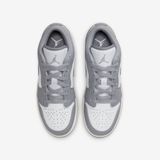 Giày Nike Air Jordan 1 Low Vintage Grey (GS) 553560-053