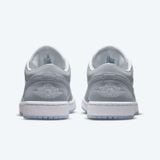 Giày Nike Air Jordan 1 Low White Wolf Grey W DC0774-105