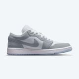 Giày Nike Air Jordan 1 Low White Wolf Grey W DC0774-105