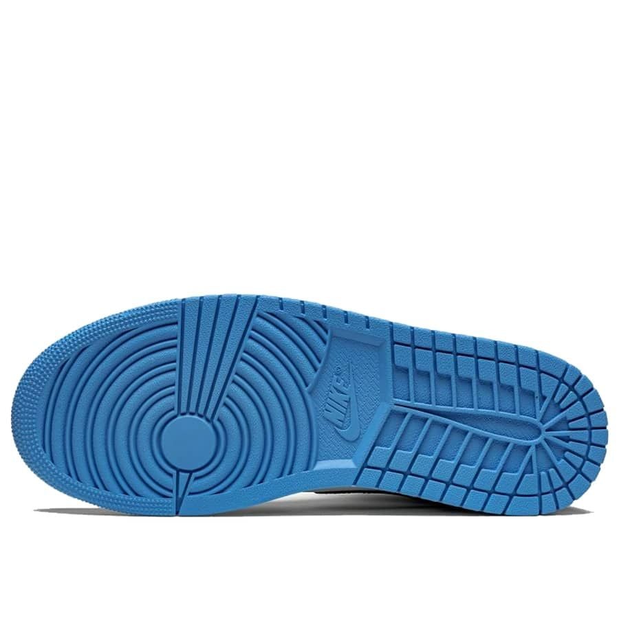 靴 NIKE AIR JORDAN 23cm BQ6472-102 Giày Nike Air Jordan 1 Mid Black University Blue BQ6472-102