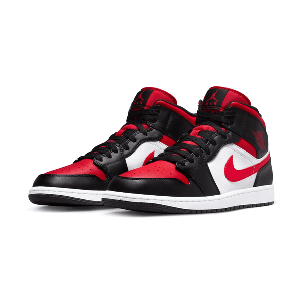 Giày Nike Air Jordan 1 Mid Bred Toe 554724-079
