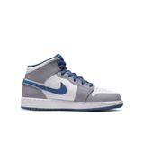 Giày Nike Air Jordan 1 Mid GS Cement True Blue DQ8423-014