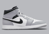 Giày Nike Air Jordan 1 Mid Light Smoke Grey 554724-078