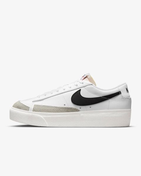 Giày Nike Blazer Low Platform White Black DJ0292-101