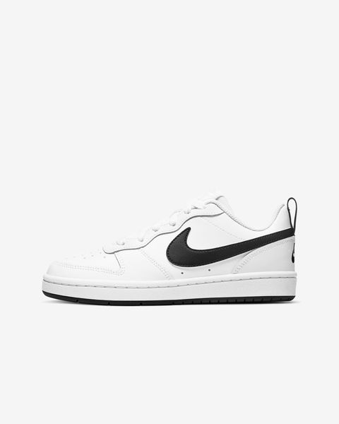 Giày Nike Court Borough Low 2 White Black (GS) BQ5448-104