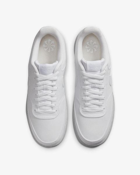 Giày Nike Court Vision Low Canvas Next Nature Triple White DJ6260-100
