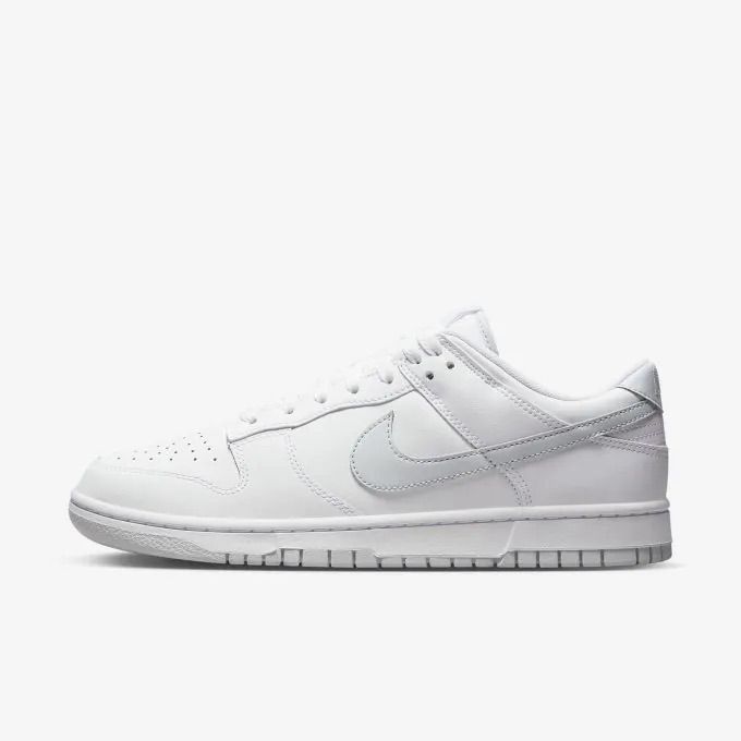 dunk low white