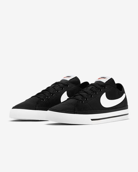 Giày Nike Wmns Court Legacy Canvas Black White CZ0294-001