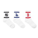 Tất MLB Signature Team Logo Socks 3Pairs 3ASOMA22N-00WHS