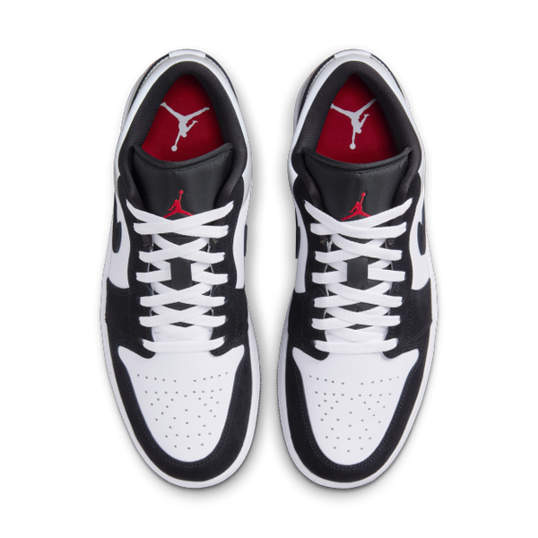 Giày Nike Air Jordan 1 Low SE White Fire Red Black Matte Silver HF3148-106