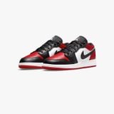 Giày Nike Air Jordan 1 Low Bred Toe (GS) 553560-612