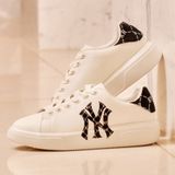 Giày MLB Chunky Classic Heel Dia Monogram New York Yankees 3ASXAM82N-50BKS