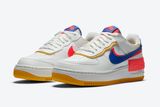 Giày Nike Air Force 1 Shadow White Flash Crimson Astronomy Blue (W) CI0919-105