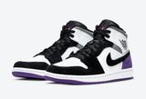 Giày Nike Air Jordan 1 Mid SE Purple (GS) BQ6931-105