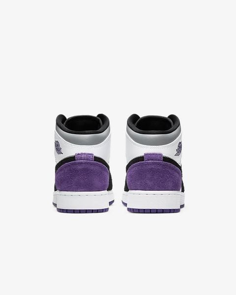 Giày Nike Air Jordan 1 Mid SE Purple (GS) BQ6931-105