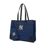 Túi MLB Monogram Diamond Jacquard Shopper Bag New York Yankees 3AORL021N-50BLD