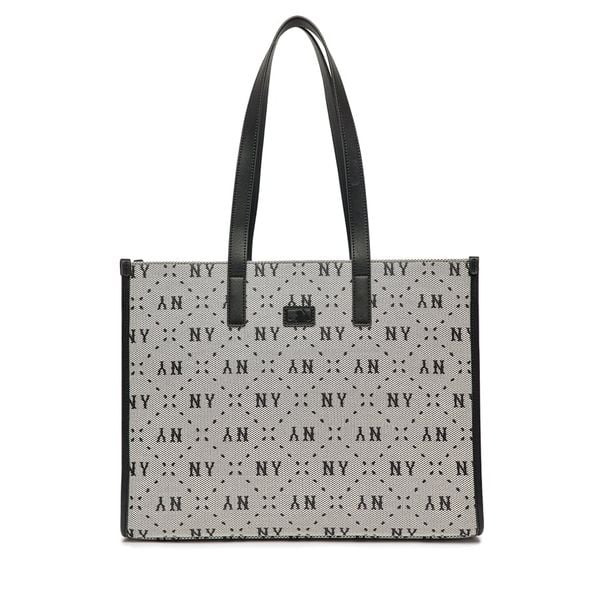 Túi MLB Big Diamond Monogram Jacquard Large Tote Bag New York Yankees Black 3AORL013N-50BKS