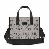 Túi MLB Big Diamond Monogram Jacquard Small Tote Bag New York Yankees 3AORS013N-50BKS