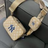 Túi MLB Monogram Jacquard Mini Crossbody Bag New York Yankees 3ACRS022N-50BGD