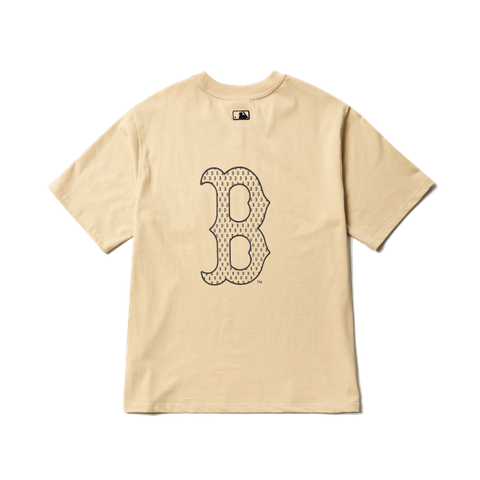 Áo MLB Monogram Back Logo Overfit Short Sleeve Boston Red Sox 3ATS02114-43BGS