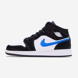 Giày Nike Air Jordan 1 Mid Black Racer Blue White (GS) 554725-084