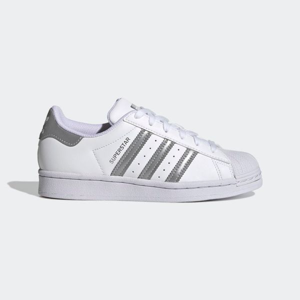 Giày Adidas Superstar Silver Metallic J GZ4274 - Deestore.vn