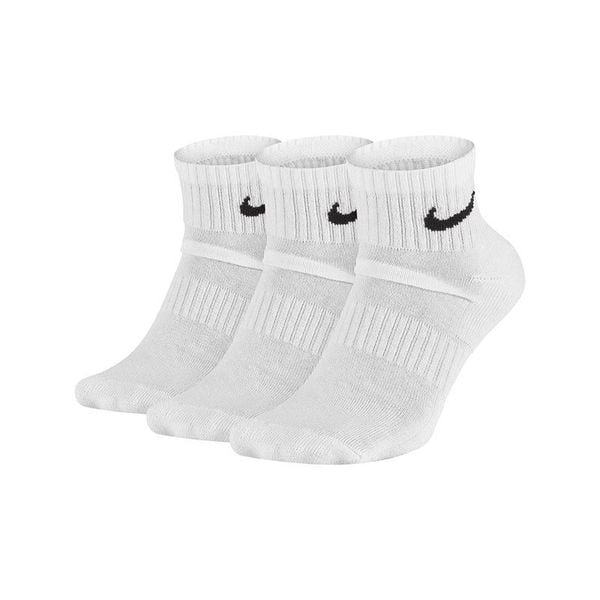 Tất Nike Everyday Cushioned Training Ankle Socks Trắng (3 Pairs) SX7667-100