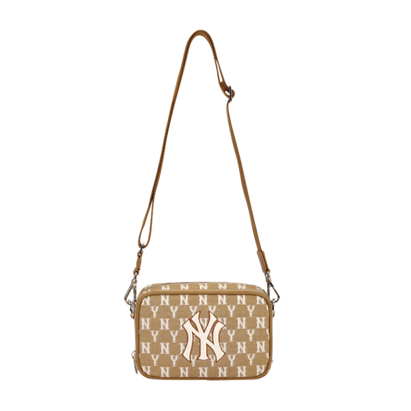 Túi MLB Jacquard Monogram Mini Cross Bag New York Yankees 32BGDM111-50B