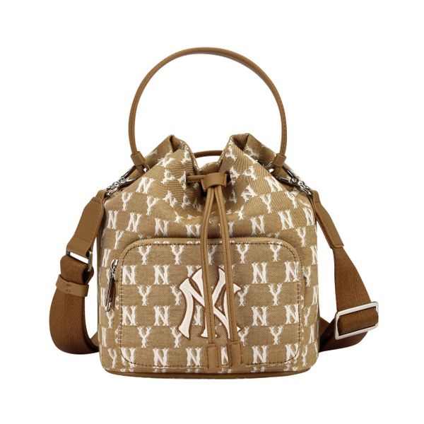 Túi MLB Monogram Jacquard Bucket Bag New York Yankees 32BG34111-50B