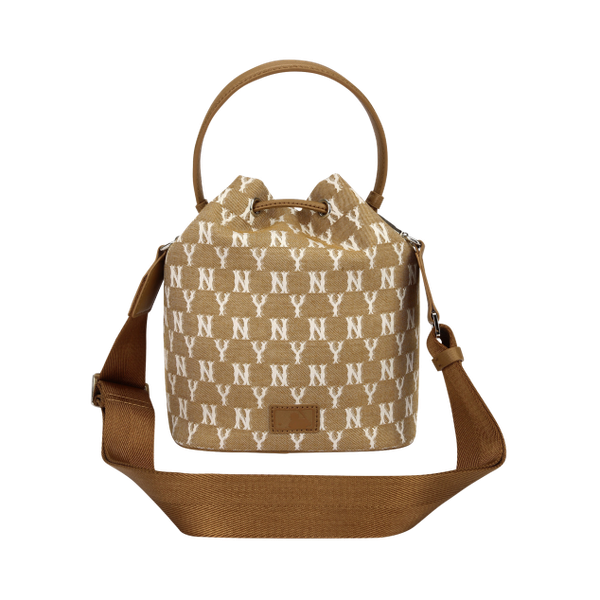 Túi MLB Monogram Jacquard Bucket Bag New York Yankees 32BG34111-50B