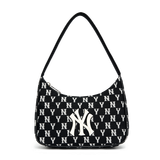 Túi MLB Monogram Jacquard Hobo Bag New York Yankees 3ABQS011N-50BKS