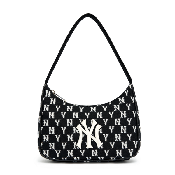 Túi MLB Monogram Jacquard Hobo Bag New York Yankees 3ABQS011N-50BKS