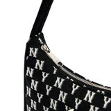 Túi MLB Monogram Jacquard Hobo Bag New York Yankees 3ABQS011N-50BKS