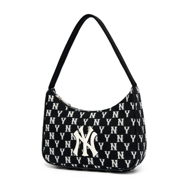 Túi MLB Monogram Jacquard Hobo Bag New York Yankees 3ABQS011N-50BKS