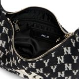 Túi MLB Monogram Jacquard Hobo Bag New York Yankees 3ABQS011N-50BKS